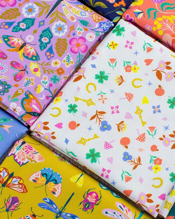 quilting fabric lucky charms by bethan janine
