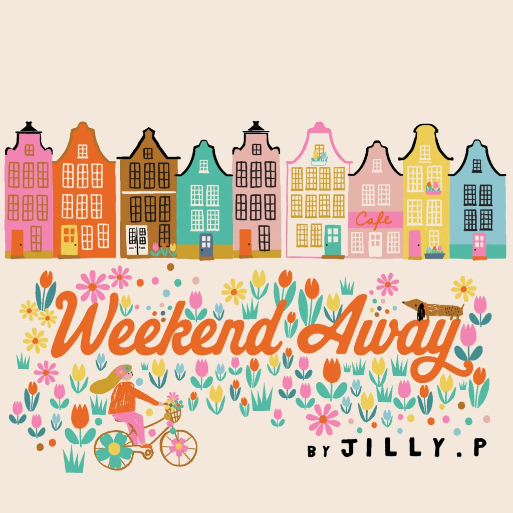 The image defines the our Weekend Away Spring 2027 collection for quilting and sewing.