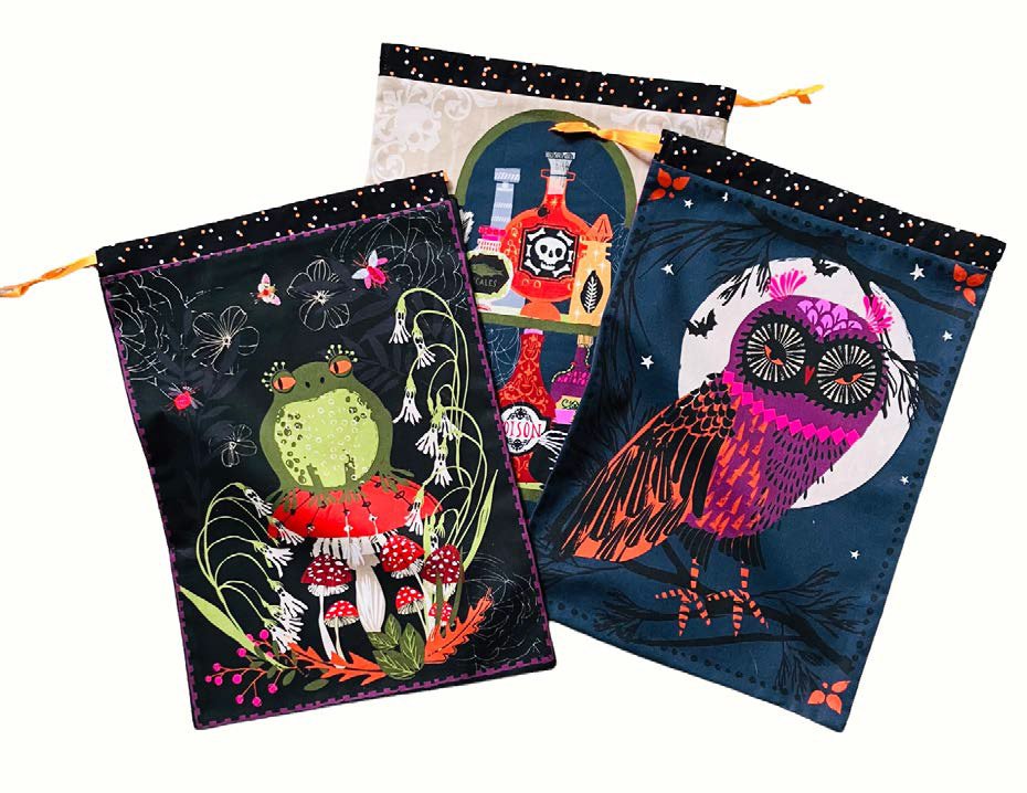 Finished Halloween sacks