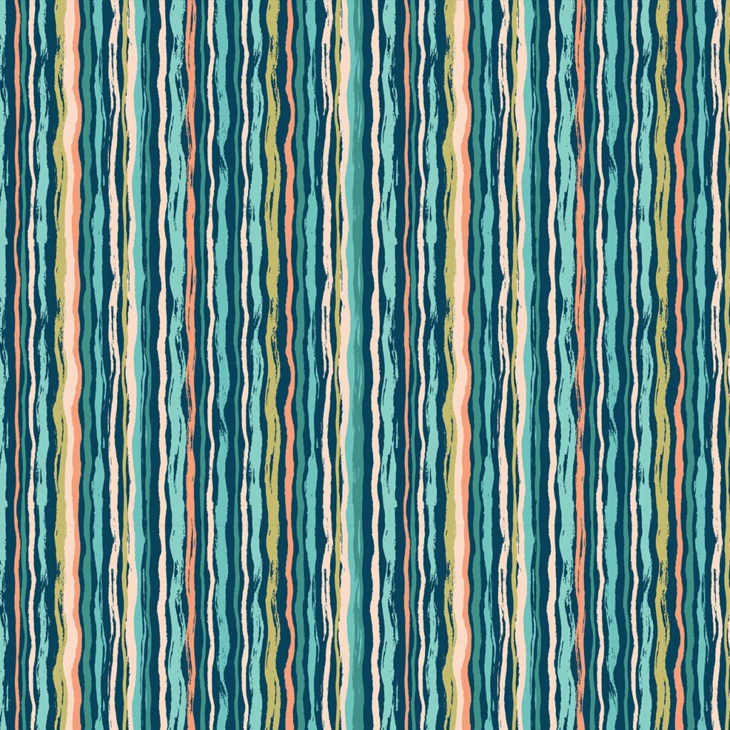 Vertical colourful lines providing a waterfall effect