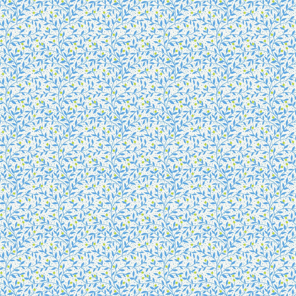 Vines of Berries on a Ecru colour background.