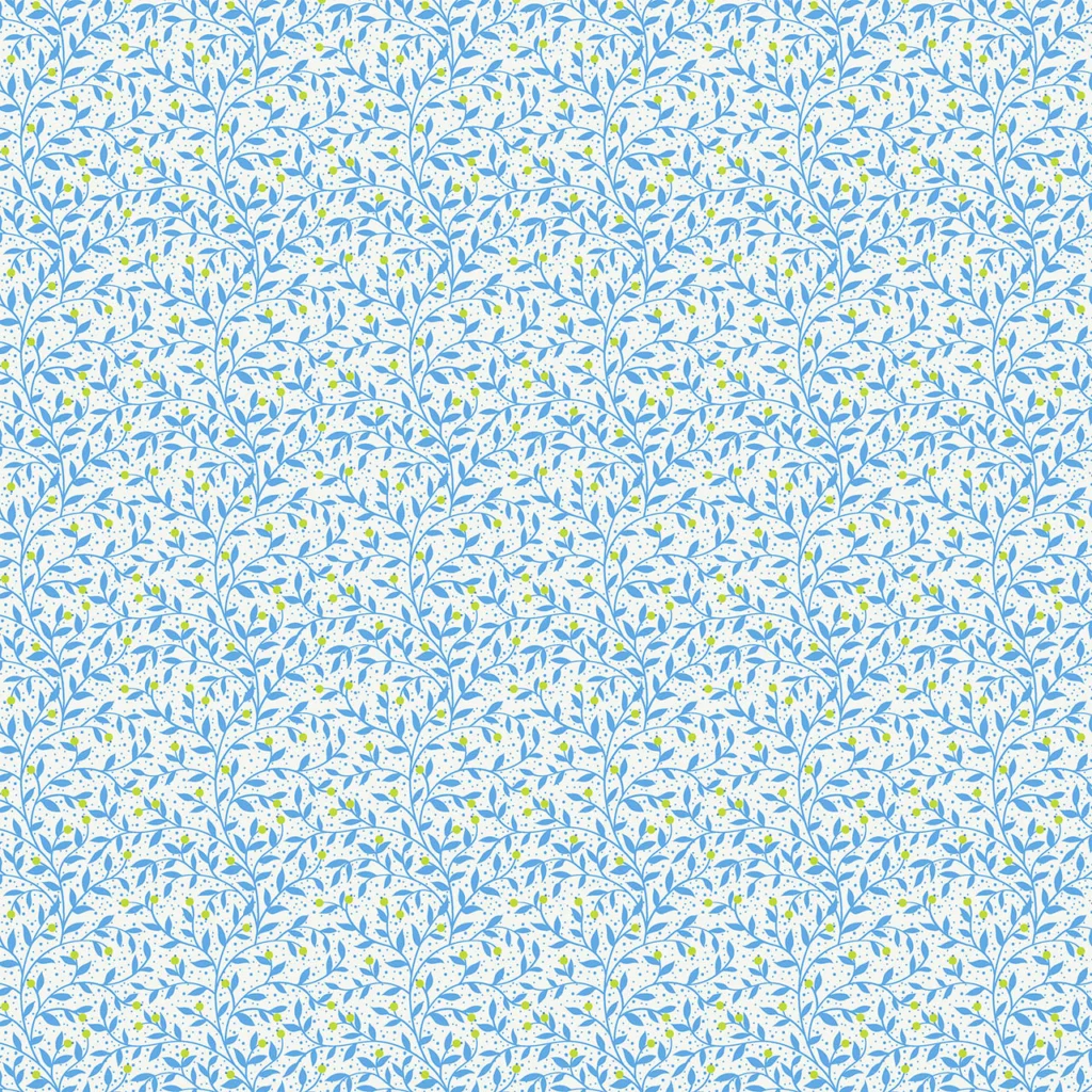 Vines of Berries on a Ecru colour background.