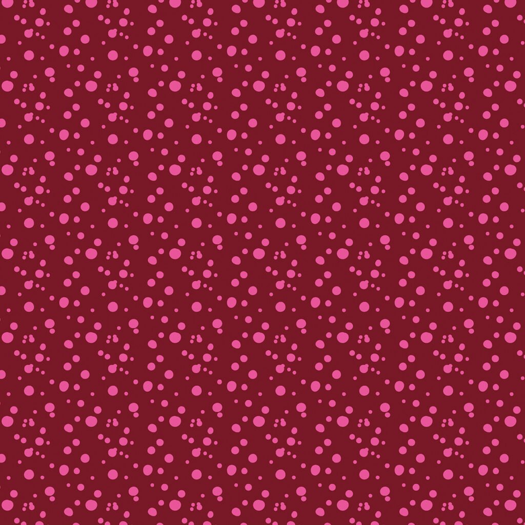 Burgundy coloured for Halloween fabric collections with light blobs