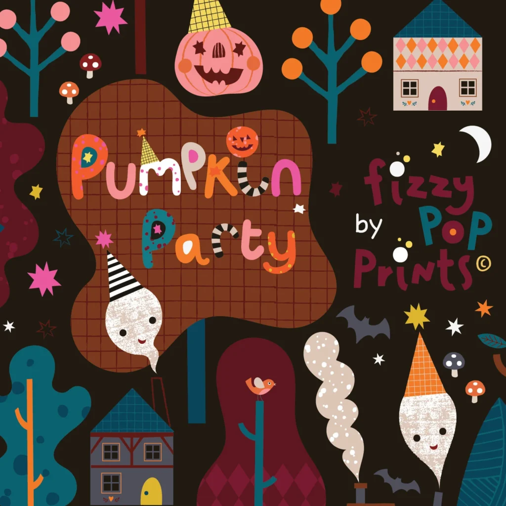 Pumpkin Party Halloween fabric collection hero image