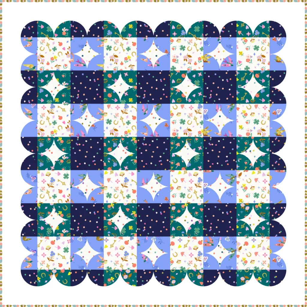 Gingham Glitz – Lucky Charms by Holly Clarke Design