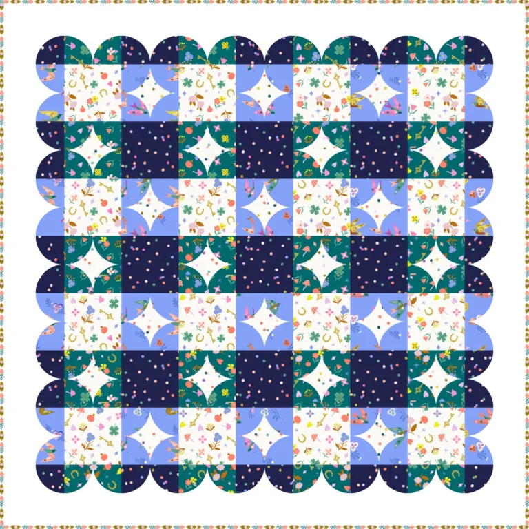 Gingham Glitz – Lucky Charms by Holly Clarke Design