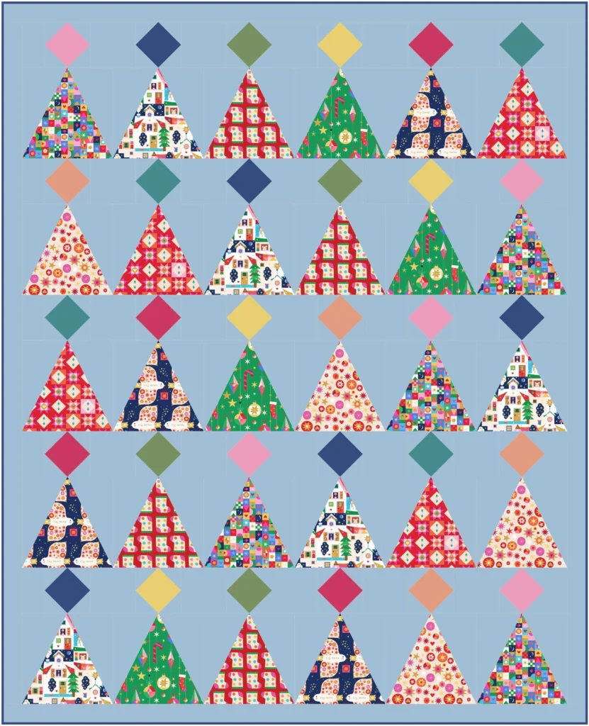 Home for Christmas – Tree Quilt Inspiration 645795 by Jonie Quilts