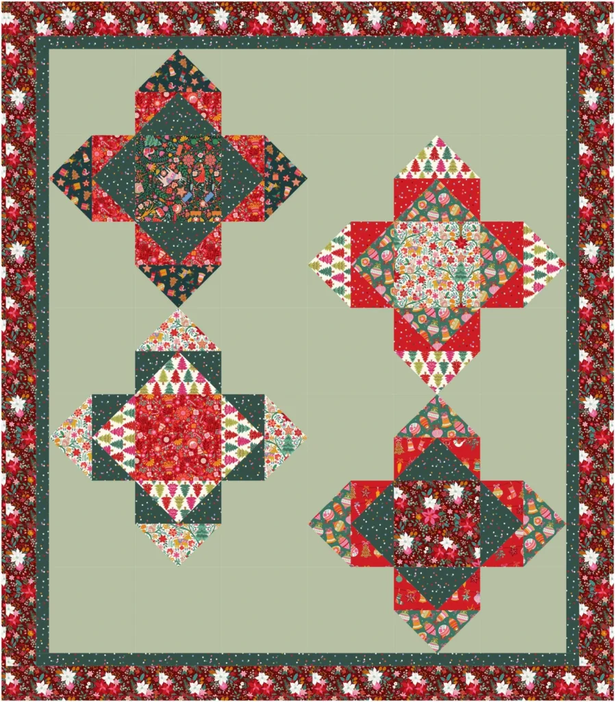 Deck the Halls – Quilt Inspiration 7181 by Jonie Quilts