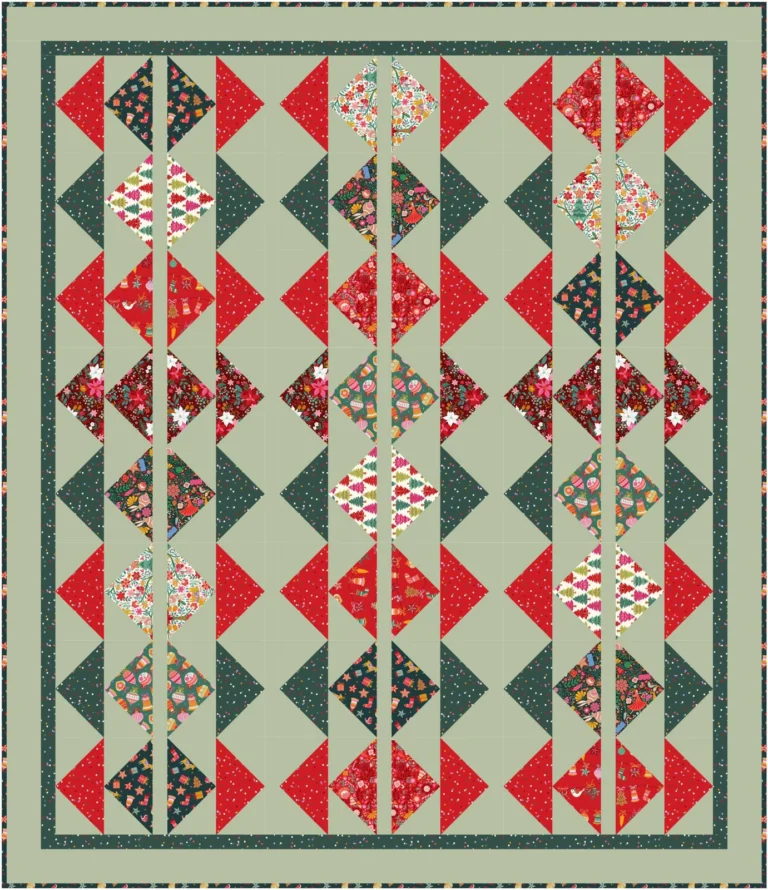 Deck the Halls – Quilt Inspiration 7891 by Jonie Quilts – colourway 1