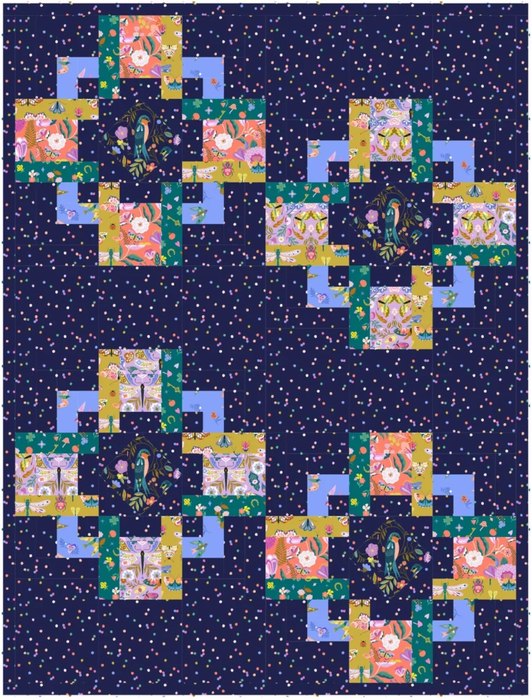 Lucky Charms – Quilt Inspiration 76100 by Jonie Quilts – colourway 1