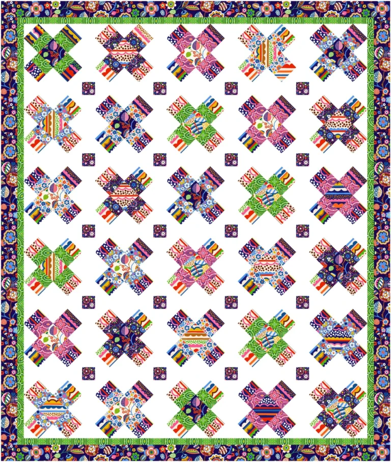 Primavera – Quilt Inspiration 6071 by Jonie Quilts – colourway 1